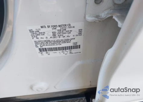 2013 Lincoln Mkx из США, поврежденный, VIN 2LMDJ8JK6DBL22126